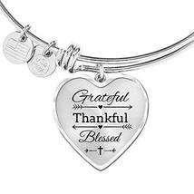 Express Your Love Gifts Grateful Thankful Blessed Christian Faith Jewelry Psalms - £27.20 GBP