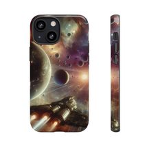 Space Art Tough Cases, Spaceship Traveling Protection for iPhone Galaxy ... - $524.68 MXN