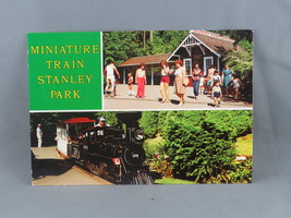 Vintage Postcard - Miniature Train Stanley Park - Dominion Films - £11.76 GBP