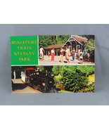 Vintage Postcard - Miniature Train Stanley Park - Dominion Films - $20.58 CAD