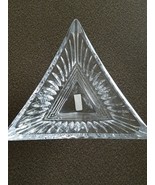 Mikasa ~ 11.25&quot;  x 7&quot; Triangular Serving Bowl ~ Twilight ~ Clear ~ Cut G... - $140.33 CAD