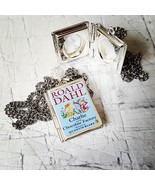 Handmade CHARLIE &amp; THE CHOCOLATE FACTORY Book Locket NECKLACE roald dahl... - €8,84 EUR