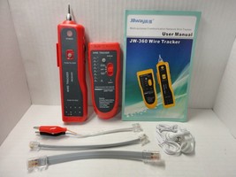 LAN Network Cable Tracker Tracer Tester Phone RJ45 RJ11 Cat 5 5e 6 Wire Scan Kit - $27.32