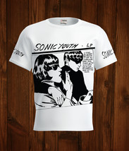 Sonic Youth  Beer White T-Shirt, High Quality, Gift Beer Shirt - £25.57 GBP