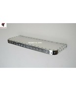 NauticalMart Floating Metal Shelf Silver Finish Deco Rack Aluminum Indus... - €147,86 EUR