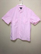 Calvin Klein Mens Cotton Classic Fit Short Sleeve Button Down Shirt SZ M... - £65.29 GBP