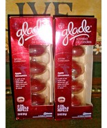 (8) GLADE Scented Oil Candle refills APPLE CINNAMON CIDER CLOVE - £20.71 GBP