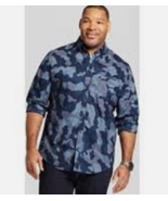 Goodfellow &amp; Co Mens Big Tall Northrop Long Sleeve Button Down Shirt Sz ... - $187.02 MXN