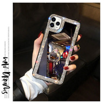 For iPhone 15 Pro Max 14 13 12 11 XS XR 8 7 Bling Mirror hard back Silicon case - £36.31 GBP