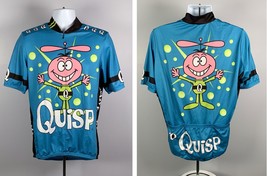 Pearl Izumi Quisp Cereal Cycling Jersey Size Men's Large 3/4 Zip USA Made - $49.45