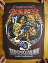 Metallica Poster 30th Anniversary Fillmore 1805 Geary at fillmore Dec 10... - £211.79 GBP