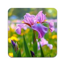 4 PCS Flower Irises Coasters - £19.58 GBP