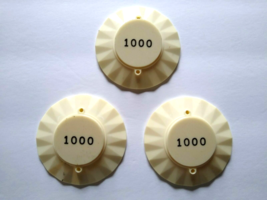 Pinball Machine 1000 Point Original Plastic Pop Bumper Caps Set Of (3) Slant Top - £16.33 GBP