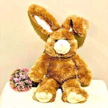 Build a Bear Bunny Rabbit Plush Tan Stuffed Animal 22 Inch Bendable Ears... - $9.64