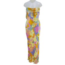 ASTR The Label Annabeth Women&#39;s Floral Strapless Dress Multicolor Rayon ... - $58.49