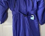 Tommy Hilfiger Perwinkle Blue Womens Size 12 Tall Nylon Vintage Ski Suit - £89.98 GBP