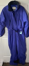 Tommy Hilfiger Perwinkle Blue Womens Size 12 Tall Nylon Vintage Ski Suit - $114.43