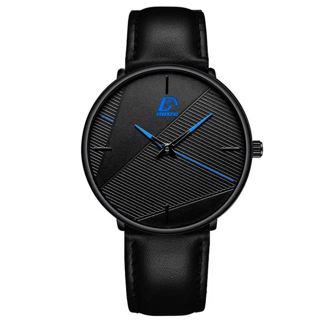 Fashion Mens Minimalist Watches Simple Men Business Ultra Thin Stainless... - £11.77 GBP