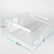 Lower Crisper Pan For Kenmore 106.5912801 106.58023800 106.57412600 106.50522101 - £41.45 GBP