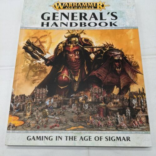 Warhammer Age Of Sigmar General’s Handbook-Softcover Games Workshop 2016 - $11.19