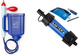 Sawyer Products Sp128 Mini Water Filtration System, Single, Blue And Lifestraw - £95.85 GBP