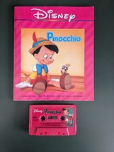 Vintage 1990 Disney's Pinocchio Read-Along Book And Tape - 602004 - $12.95