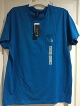 U.S. POLO ASSN. Blue T Shirt In Men&#39;s Size L NWT - £14.18 GBP