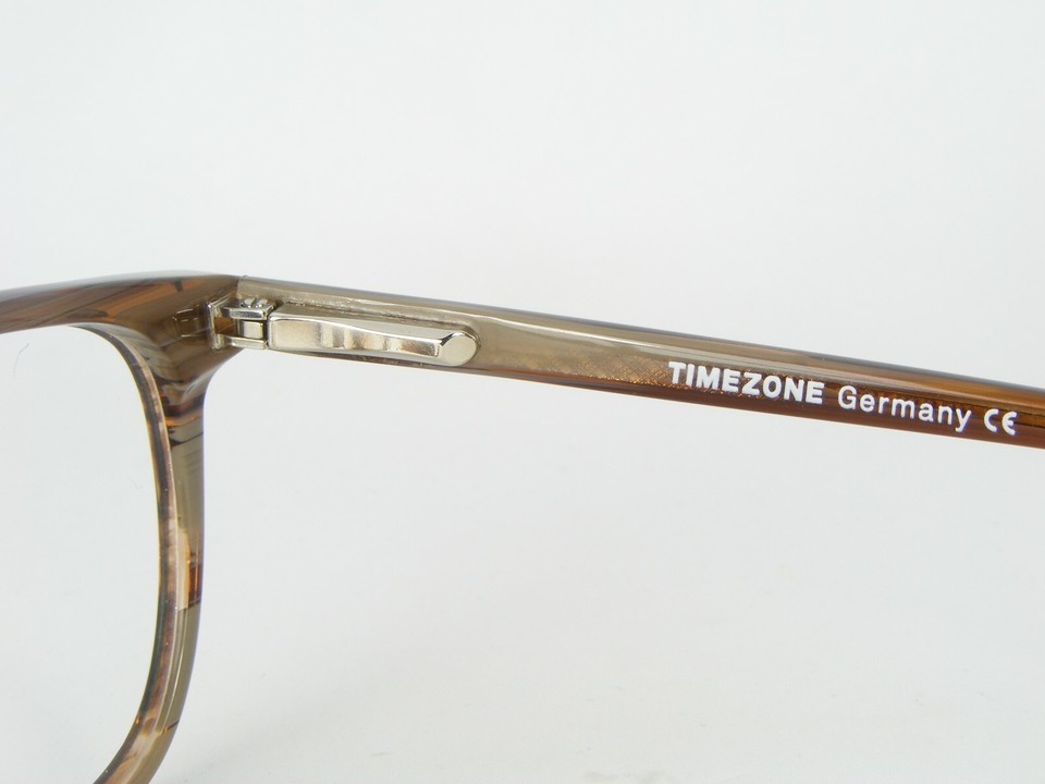 TIMEZONE ISY Col 60 BROWN STRIPED /TORTOISE EYEGLASSES GLASSES FRAME 52-16-135mm Item image 10