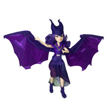 Disney Descendants 3 Dragon Queen Mal 11&quot; Doll 2” Expanding Purple Wings - £15.58 GBP