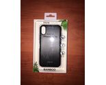 iHome iPhone X/XS Case - Natural Bamboo - Black - $25.15