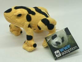4&quot; Wild Republic Plush Yellow with Black Spots Tree Frog NWT Stuffed Animal - £6.13 GBP