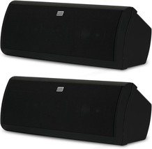 Acoustic Audio Aa40Cb Indoor 3 Way Speaker Pair 1000 Watts Black Bookshelf, Pr - £89.83 GBP