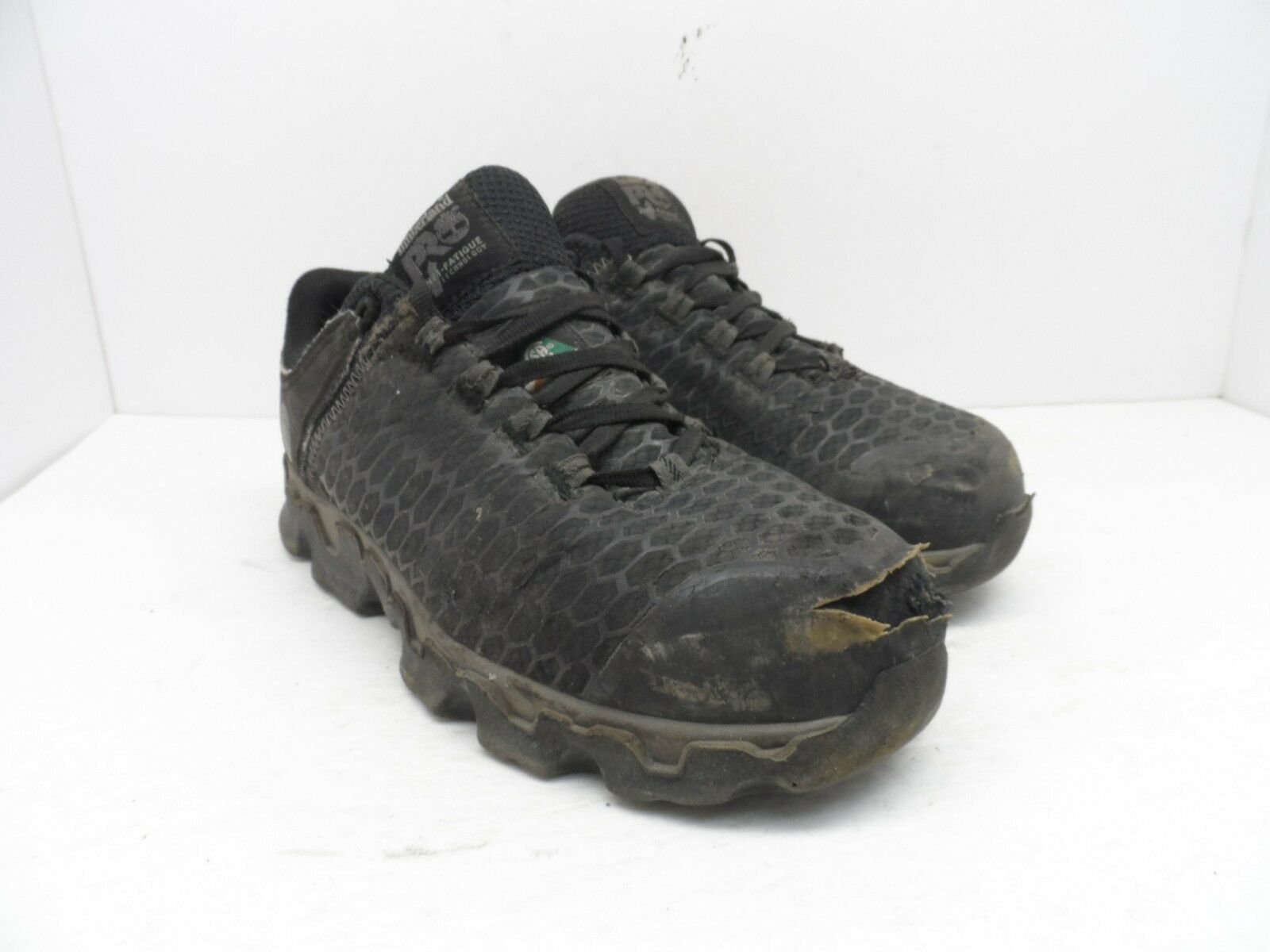 Timberland PRO Men's Powertrain Alloy-Toe ESD Industrial Work Shoe Black 8W - £11.41 GBP