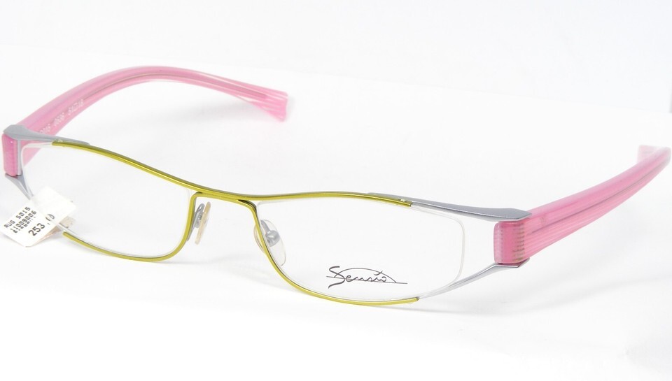 Sensio S015 0536 OLIVE GREEN / MATT SILVER UNIQUE EYEGLASSES GLASSES 51-... - $97.15