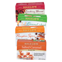Bigelow Variety Flavor Seasonal Fall Black Tea | 18 Pouches Each | Mix &amp;... - $18.51+