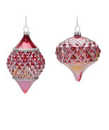 Irredescent Glass Ornament (Set of 6) - 829052 - $1,663.59 MXN