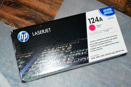 HP OEM Genuine Toner Q6003A Magenta New - Sealed Box 124A  - $35.10