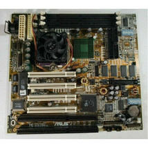 Asus ME-99B Socket 370 Baby AT motherboard 4xPCI 2xISA slots - £171.32 GBP