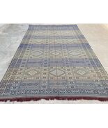 XL Handwoven Tifelt Kilim Rug: Moroccan Berber Wool, Geometric Design (2... - $3,200.00