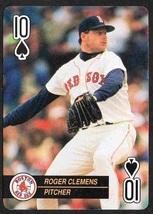 Boston Red Sox Roger Clemens 1992 Baseball Aces #10 of Spades nr mt - £0.39 GBP