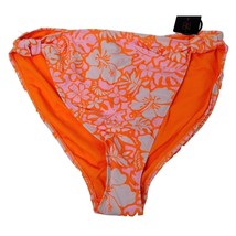 No Boundaries Junior Girls XL Orange Knotted High Leg High Waist Bikini Bottom - £7.43 GBP