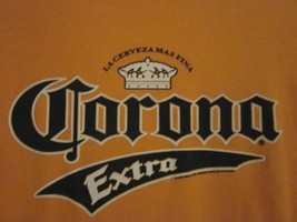 Nwot - Corona Extra La Cerveza Mas Fina Yellow Adult Size L Short Sleeve Tee - £11.21 GBP