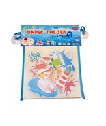 Bath Time Stickers Under The Sea Foam Play Pieces With Storage Bag - $231.38 MXN