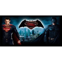 BATMAN AND SUPERMAN METAL LICENSE PLATE USA MADE - £26.16 GBP