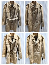 NEW LONDON FOG Mens XL Trench Rain Coat VTG Water Resistant Zip Out Line... - $98.99