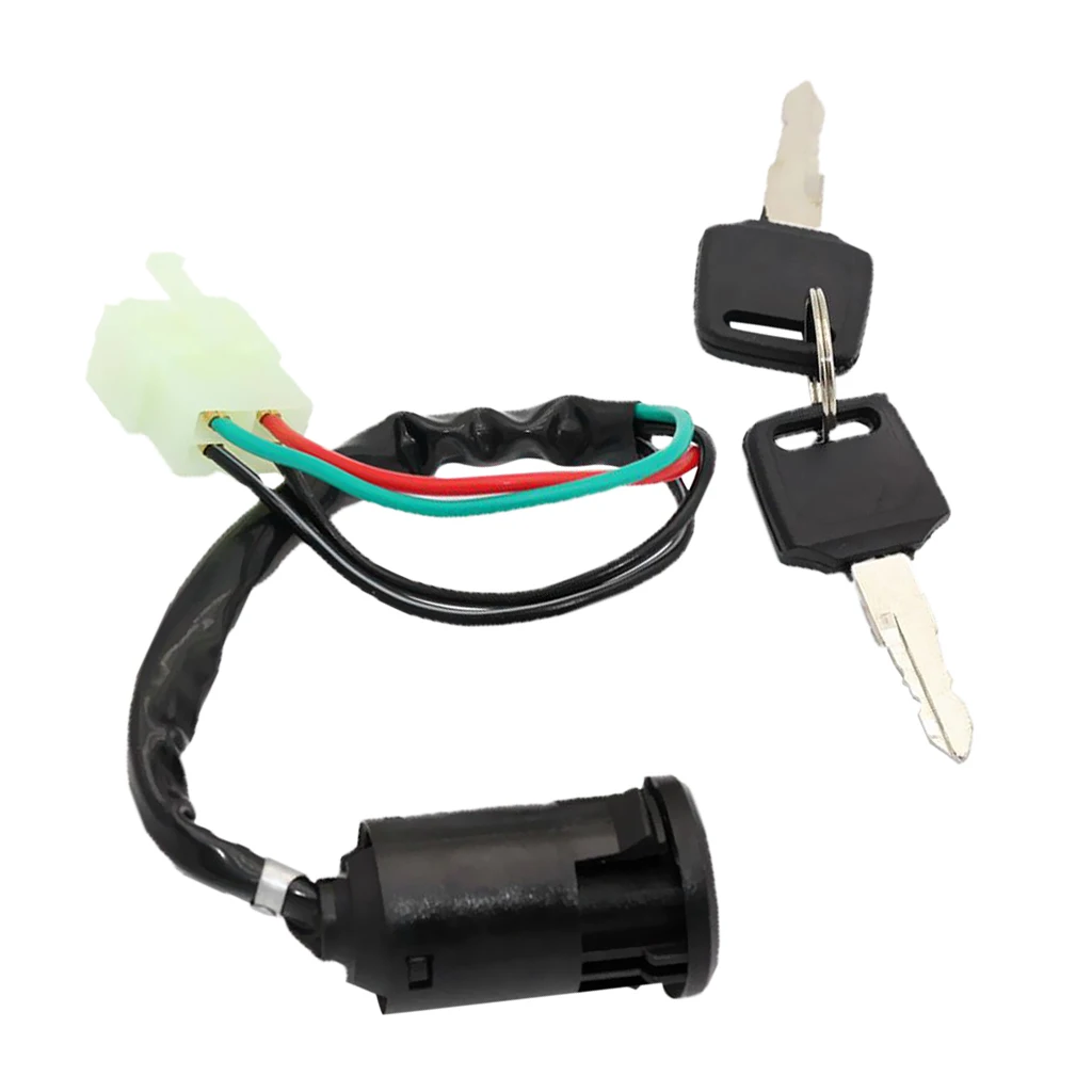 Ignition Key Lock Switch 4-Wire for 50 110 150 250CC Mini Quad ATV Dirt Bike - $14.86