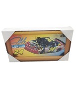 Jeff Gordon Fan Fueler Nascar DuPont Racing License Plate Wood Frame Clock - $203.50 MXN