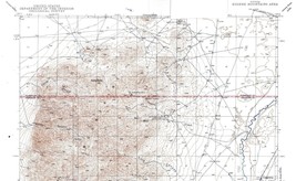 Eugene Mountains Area Nevada 1942 Map USGS 1:62,500 Scale Topographic - $22.89