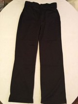 Rawlings baseball softball pants Boys Girls Youth large black straight legs - $8.99