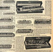 1969 Sears Harmonicas 1901 Repro Advertisement Musical Instruments DWU16G - $35.02 CAD